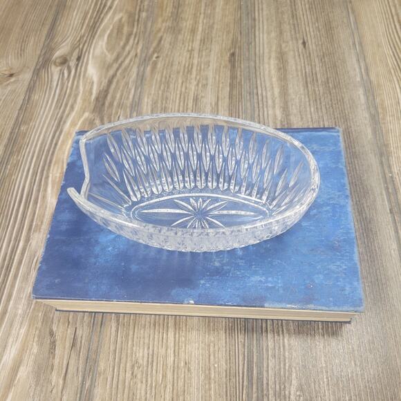 Vintage Princess House Highlights Crystal Spoon Holder Buffet, Silverware Caddy - Picture 2 of 3